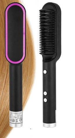 Hair Straightener Negative Ion Curling Hot Comb Brush