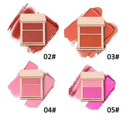 Double Take Powder Blush Duo Long Lasting Makeup