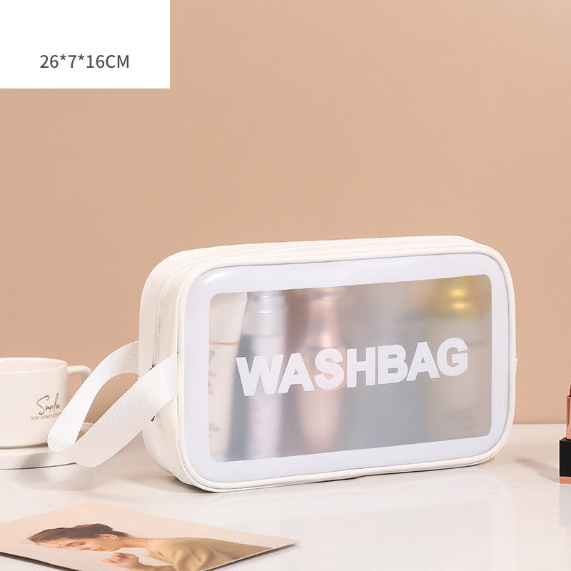 Transparent PU PVC Makeup Bag Set