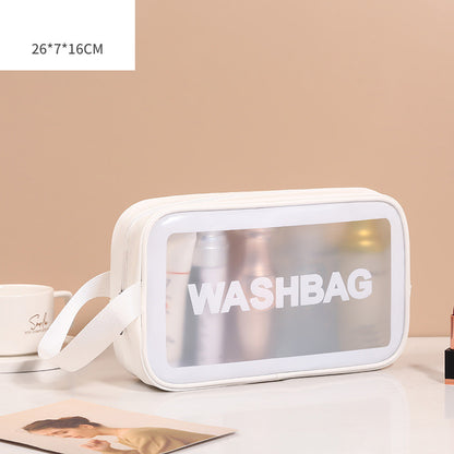 Transparent PU PVC Makeup Bag Set
