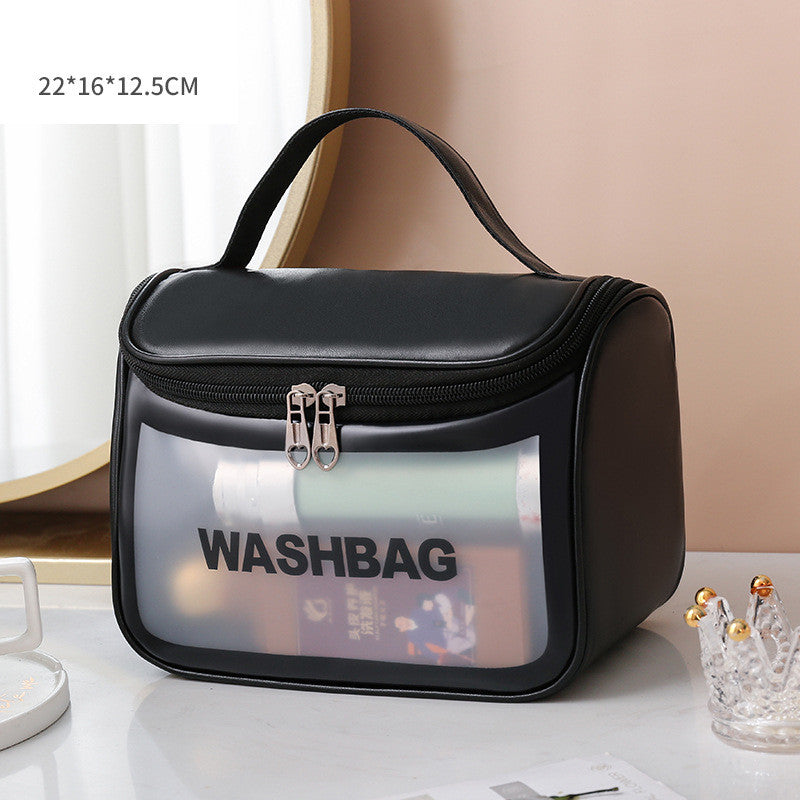 Transparent PU PVC Makeup Bag Set