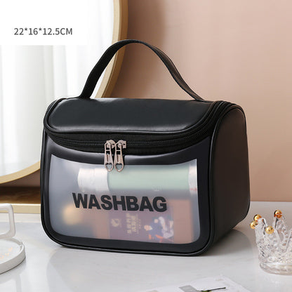 Transparent PU PVC Makeup Bag Set