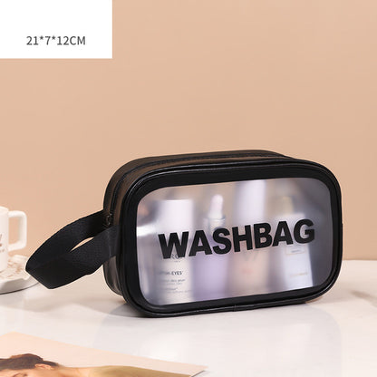 Transparent PU PVC Makeup Bag Set