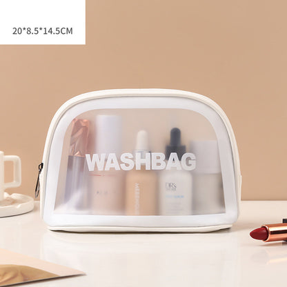 Transparent PU PVC Makeup Bag Set